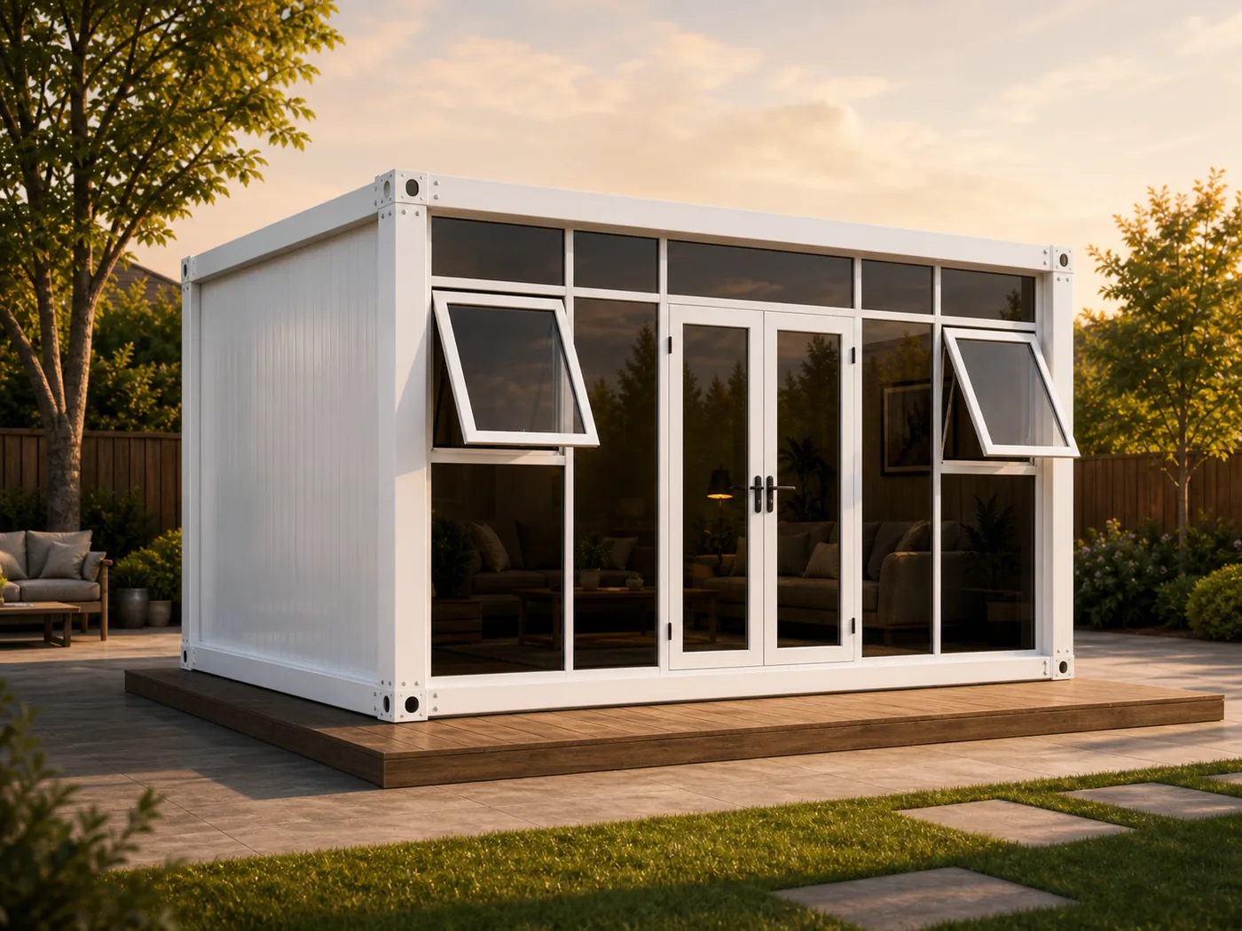Glass Room prefab modular tiny house