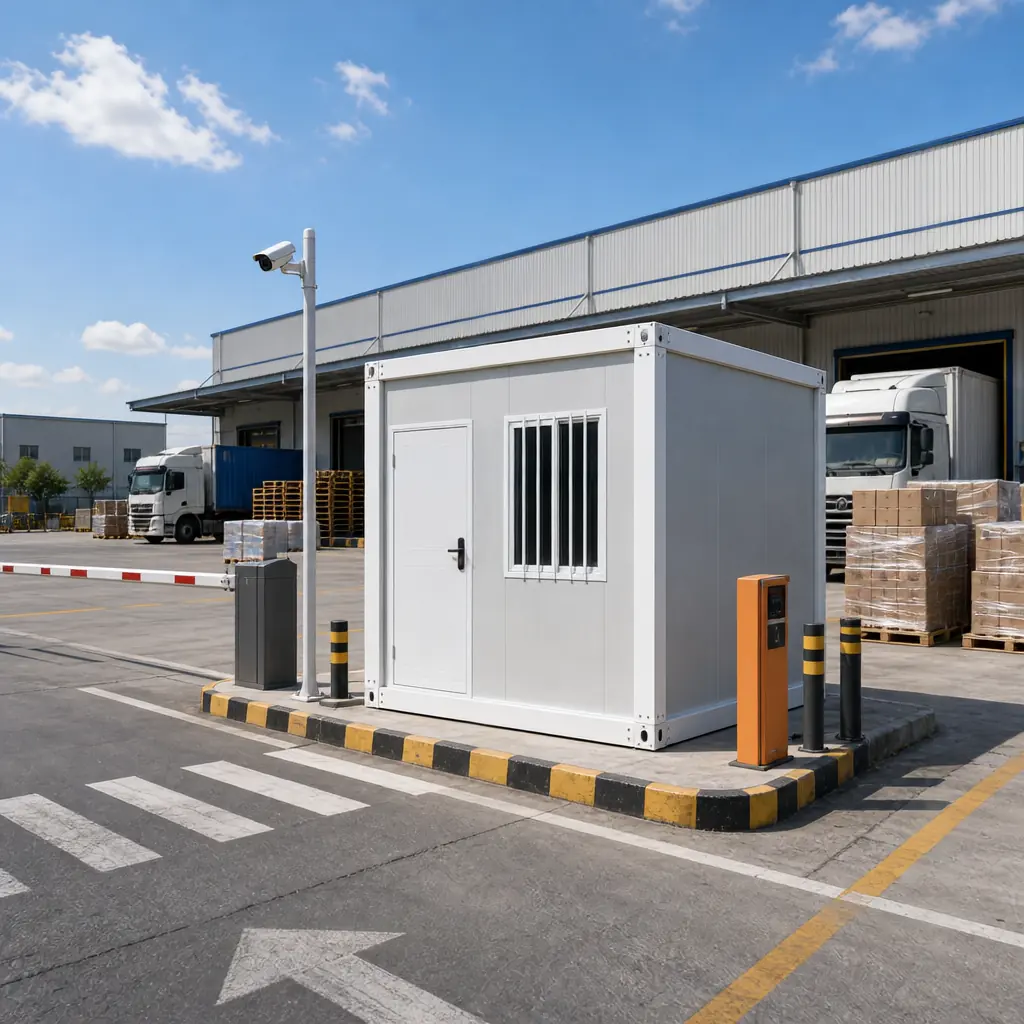 Commercial checkpoint exterior