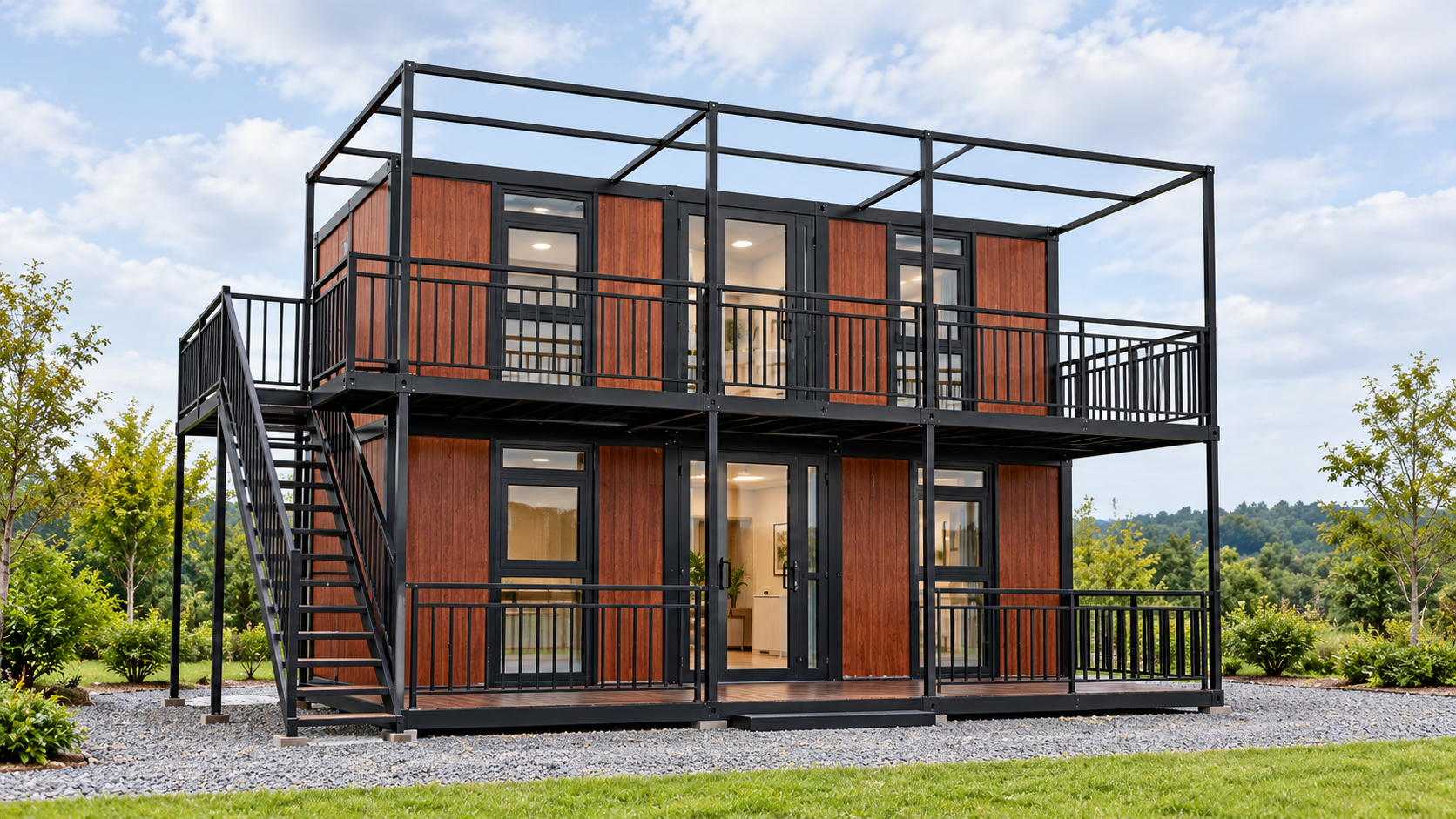 Two-Story Expandable House exterior